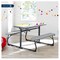 Gray Folding Kid's Activity Table for Children Ages 3 to 8, 33.11" x 40.94" x 21.85"
